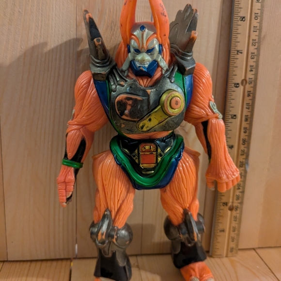 merrick The Barbarian Action Figure with Orange and Blue Accents Power Rangers - Picture 3 of 6
